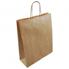 Draagtas bruin 26/12x35cm 100st Tpk270251